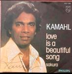 Kamahl Love Is A Beautiful Song Met Handtekening Single, Ophalen of Verzenden, Gebruikt, Pop