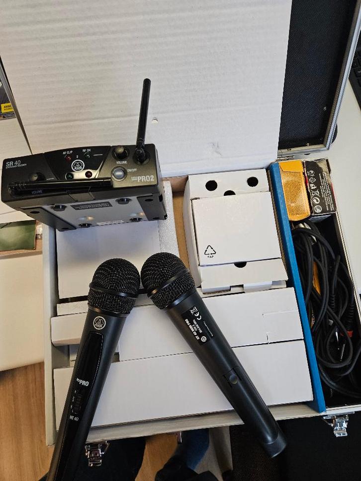 Draadloze Microfoons, Audio, Tv en Foto, Professionele Audio-, Tv- en Video-apparatuur, Zo goed als nieuw, Audio, Ophalen of Verzenden
