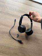 Jabra Evolve 75 Draadloze Headset - Zo goed als nieuw, Computers en Software, Headsets, Mute-functie, Ophalen of Verzenden, Zo goed als nieuw