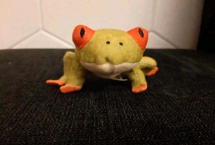 National geographic kikker knuffel 1997, Kinderen en Baby's, Speelgoed | Knuffels en Pluche, Nieuw, Kikker, Ophalen of Verzenden