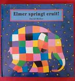 Elmer springt eruit! - David McKee, Gelezen, Ophalen of Verzenden, 2 tot 3 jaar, Uitklap-, Voel- of Ontdekboek