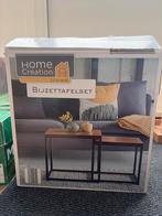 Nieuwe Bijzettafelset Home Creation Living, Huis en Inrichting, Ophalen, Minder dan 45 cm, Minder dan 55 cm, Metaal of Aluminium