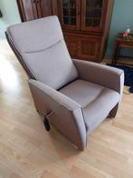 Sta-op relaxfauteuil elektrisch verstelbaar met snoer, Ophalen, Gebruikt, 75 tot 100 cm, Stof