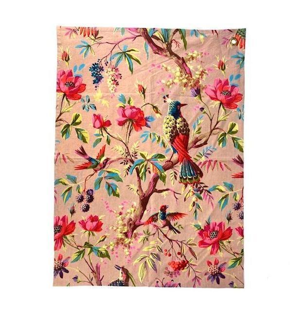 Roze theedoek paradise Imbarro leuk als cadeau in 2 kleuren, -, -, Nieuw, Roze