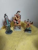 8881) 3 mooie clowntjes aks muzikant  hoog  15cm, Ophalen of Verzenden, Zo goed als nieuw, Dier