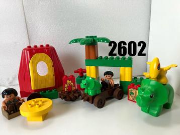Lego Duplo 2602 - Dinosaurus Dorp Vintage beschikbaar voor biedingen