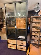 Vitrine kast en Wijnkast No LIMIT, Huis en Inrichting, Ophalen, Nieuw, 50 tot 100 cm, Metaal