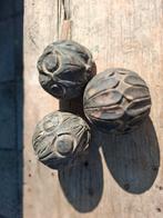 Houten Ballen Decoratie - Set van 3, Ophalen of Verzenden, Gebruikt