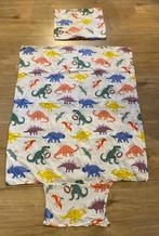 2x dekbed overtrek HEMA Dinosaurus Peuter 150x120, Kinderen en Baby's, Gebruikt, Overige kleuren, Jongetje of Meisje, Dekbedovertrek