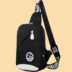 Design-/Stijlvolle CROSSBODY SLING BAG "FASHION 1988", Verzenden, Nieuw, Zwart