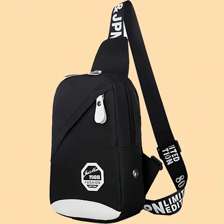 Design-/Stijlvolle CROSSBODY SLING BAG "FASHION 1988", Sieraden, Tassen en Uiterlijk, Tassen | Schoudertassen, Nieuw, Zwart, Verzenden