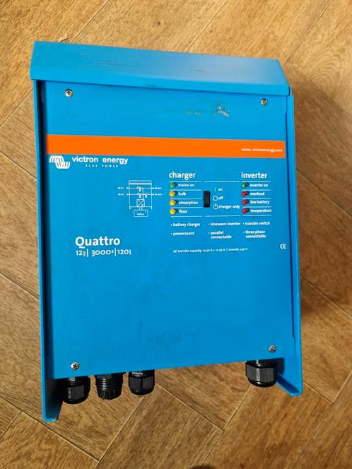 Victron Quattro 12v 3000va 120a omvormer., Watersport en Boten, Navigatiemiddelen en Scheepselektronica, Zo goed als nieuw, Ophalen of Verzenden