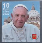 10 euro Vaticaan kunst en geloof 2020., Ophalen of Verzenden, Vaticaanstad, 2 euro, Setje