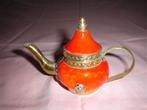 Thee potje Sier(5234-1), Ophalen of Verzenden, Zo goed als nieuw, Overige stijlen, Overige typen