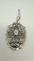 Antiek zilveren opengewerkte hanger. Lengte: 6,8 cm, Verzenden, Zilver, Hanger