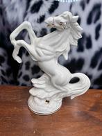 Vintage porseleinen steigerend paard beeldje, Ophalen of Verzenden