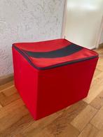 opbergbox rode stof 40x34x30, Ophalen of Verzenden, Zo goed als nieuw, Overige typen