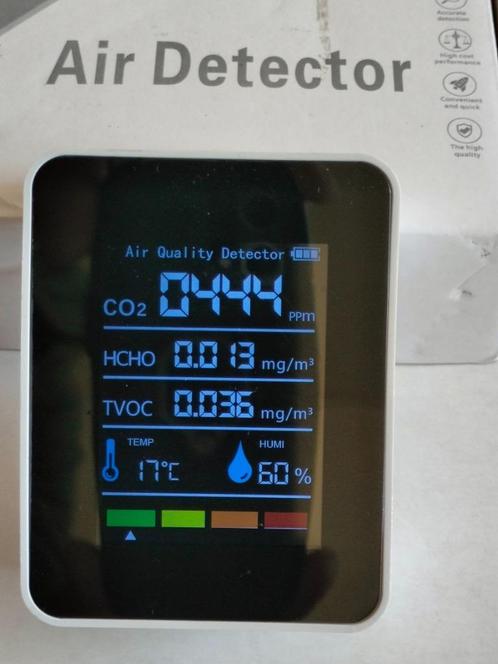 Luchtkwaliteitsmonitor, Meet luchtkwaliteit in huis, Huis en Inrichting, Woonaccessoires | Thermometers, Nieuw, Binnenthermometer