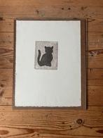 Ets van poes of kat, Antiek en Kunst, Ophalen of Verzenden