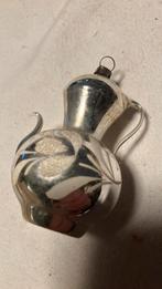 Vintage antieke kerstbal, koffiepot zilver, Ophalen of Verzenden, Zo goed als nieuw