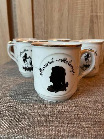 6 Hacker Rattenberg Mozart Melange Mokken beschikbaar voor biedingen