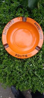 Emaille asbak gemeente politie Rotterdam, Antiek en Kunst, Antiek | Emaille, Ophalen of Verzenden