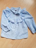 blauw-wit gestreepte blouse maat 116, Kinderen en Baby's, Kinderkleding | Maat 116, Ophalen of Verzenden, Zo goed als nieuw, Meisje
