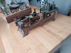 Weeg schaal met gewichten zeer hout, Antiek en Kunst, Antiek | Gereedschap en Instrumenten, Ophalen