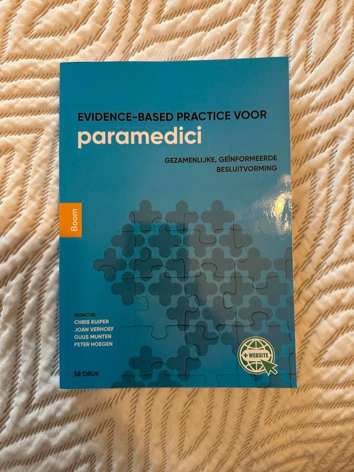 Boek evidence based practice voor paramedici (5e druk), Boeken, Wetenschap, Nieuw, Natuurwetenschap, Ophalen of Verzenden