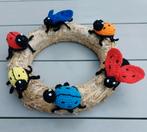 Strokrans lieveheersbeestjes, seizoenstafel, Huis en Inrichting, Woonaccessoires | Kransen, Ophalen