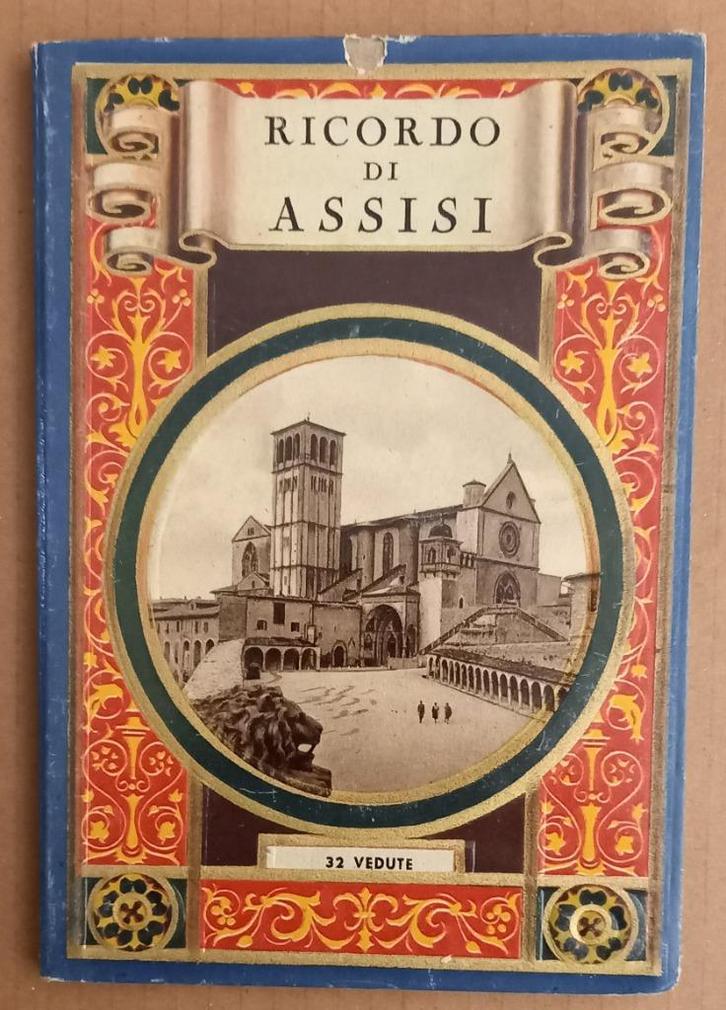 11599 Ricordo di Assisi 32 Vedute Leporello Italië, Antiek en Kunst, Antiek | Boeken en Bijbels, Ophalen of Verzenden