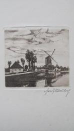 Georg Hausdorf (1894-1959) - 2 Nederlandse etsen, Antiek en Kunst, Kunst | Etsen en Gravures, Ophalen of Verzenden