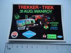 sticker oud TREKKER TREK Wanroy traktor tractor boer Case IH, Verzenden, Zo goed als nieuw, Bedrijf of Vereniging