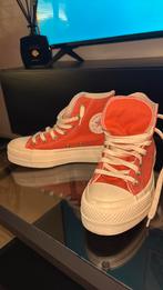 Converse all stars platform maat 37,5, Ophalen of Verzenden, Zo goed als nieuw, Zwart, Sneakers of Gympen