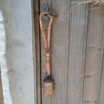 Oude brocante koebel bel aan riem tot. lengte 72cm *Etage3*, Gebruikt, ., Ophalen of Verzenden, .