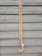 Zware vintage takel. Hijs ketting. Industrieel., Doe-het-zelf en Verbouw, Ophalen, Gebruikt