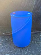 Grote blauwe plastic ton, 150 liter of meer, Ophalen, Gebruikt, Kunststof