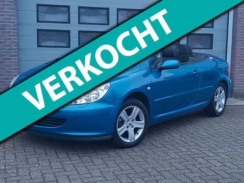 Peugeot 307 CC 2.0-16V Cabrio 2005 Airco Leer Navi PDC, Auto's, Peugeot, Bedrijf, ABS, Airbags, Airconditioning, Boordcomputer