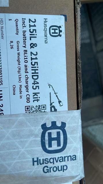 Husqvarna 215iL & 215iHD45 Kit - Nieuw! beschikbaar voor biedingen