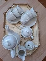 Kinder serviesje vintage aardewerk wit, Antiek en Kunst, Ophalen of Verzenden