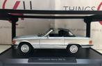 Norev 1:18 Mercedes-Benz 380SL R107 1985 zilver nieuw, Ophalen of Verzenden, Nieuw, Auto, Norev