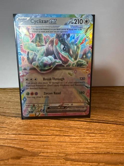 Cyclizar ex - Scarlet & Violet - Pokémonkaart, Hobby en Vrije tijd, Verzamelkaartspellen | Pokémon, Zo goed als nieuw, Losse kaart