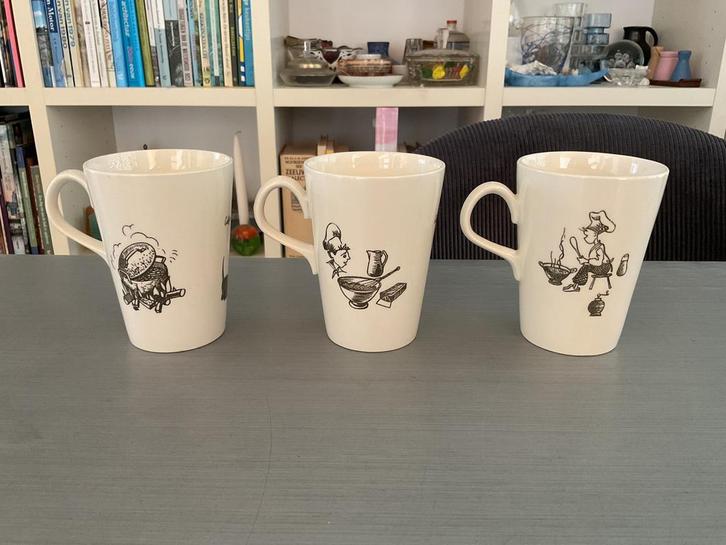 3x California bekers Bakkers Petrus Regout, Antiek en Kunst, Antiek | Servies los, Ophalen of Verzenden