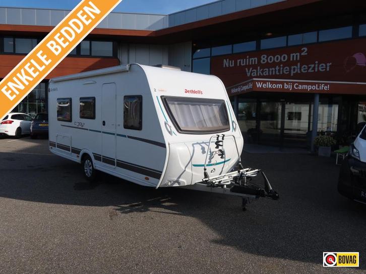 Dethleffs C'Joy 460 EL VOORTENT, LUIFEL, FIETSDR, Caravans en Kamperen, Caravans, tot en met 3, 750 - 1000 kg, Overige, Dethleffs