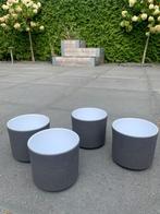 Bloempotten, Ophalen, Rond, Nieuw, Tuin