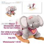 Nattou Schommeldier Olifant Adèle ZGAN, Ophalen, Zo goed als nieuw, Olifant