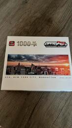 Puzzel New York - 1000 stukjes, Hobby en Vrije tijd, Ophalen of Verzenden, 500 t/m 1500 stukjes, Zo goed als nieuw
