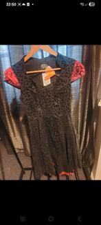 Hearts and Roses Vintage Jurk - Maat 40 - Nieuw!, Maat 38/40 (M), Zwart, Nieuw, Ophalen of Verzenden