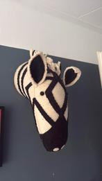 Vilten Zebra kop, Ophalen of Verzenden, Zo goed als nieuw, Wanddecoratie