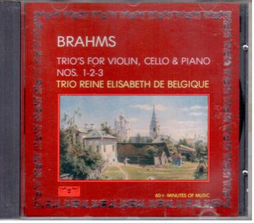 Brahms - trio's for violin, cello & piano beschikbaar voor biedingen